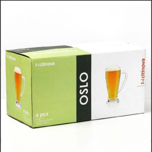 6 Pcs Citinova Oslo Beer Glass Set - 540ml