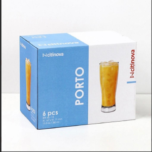 6 Pcs Citinova Porto Glass Set - 380ml