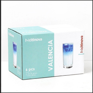 6 Pcs Citinova Valencia Glass Set - 320ml