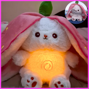 Cute Breathing Bunny - Strawberry