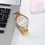 Curren Stainless Steel Gold Ladies Watch