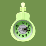 Guitar Shaped Alarm Clock