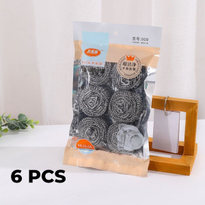 6 Pcs Stainless Steel Cleaning Balls