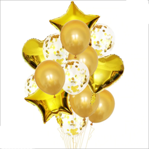 9 Pcs Foil Ballon Set