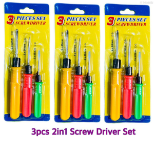 3 Pcs 2 In 1 Screwdriver Set
