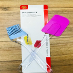 Silicone brush and spatula set