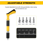 Professional Nail Gun Tool Set With 100 Pcs Nails