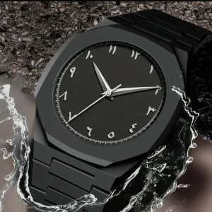 Arabic Aura Matte Black Watch