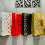 Gold Pattern Gift Bag - 703-13