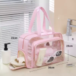 Clear Waterproof Travel Toiletry Bag