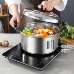 Allnice 10 Pcs Stainless Steel Cookware Set