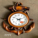 Siddharth Anchor Shaped Wall Clock - 7777