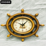 Ship Wheel Shape Wall Clock - 2008E