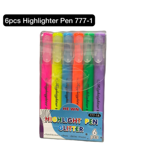 6 Pcs High Lighter Pen - 777-1