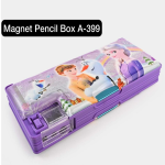 Kids Magnetic Pencil Box with Sharpener - Large