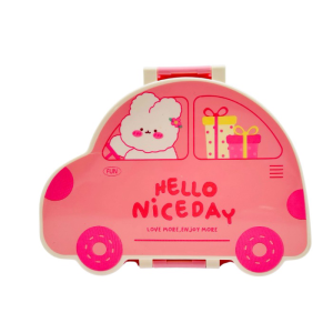 Hello Car Shaped Lunch Box