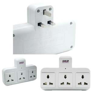 Live 3 Way Multi Socket Plug Top - 13AM