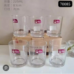 Red Cherry 6 Pcs Whiskey Glass Set - 225ml - 70085