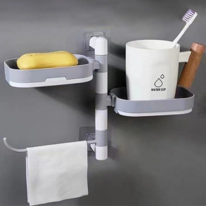 3 layer soap rack