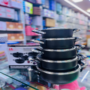 Honey 10 Pcs Non-Stick Cookware Set