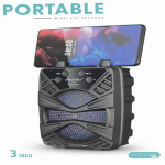 GTS-2422 Portable 3 Inch Bluetooth Speaker