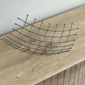 Vintage Chrome Fruit Basket