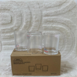 JX-CX 6 Pcs Glass Cup Set - JXZBF3144