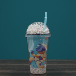 Astronaut Tumbler With Straw - 450ml - 338-28
