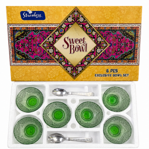 6 Pcs Sweet Bowl Set – Elegant Glass