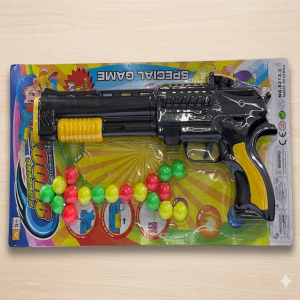Ping Pong Gun Toy - 18 Balls