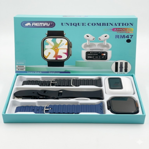 REMAX 7 in 1 Smartwatch & Earbuds Set - RM47