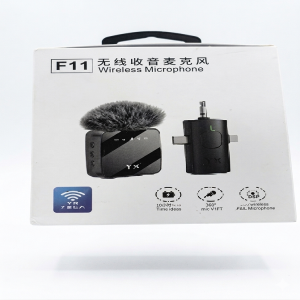 F11 Professional Wireless Lavalier Microphone