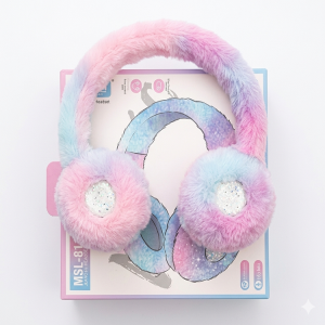 MSL-811 Ultra-Plush Fluffy Wireless Headset