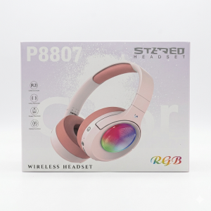 P8807 Sleek Stereo Wireless RGB Headset