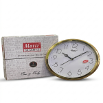 Matiz Classic Round Gold Wall Clock - AT227