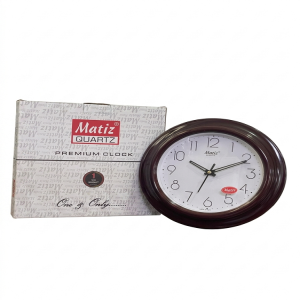 Matiz Modern Deep-Bezel Wall Clock - AT87