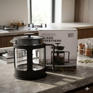 French Press Coffee Maker Black 800 ml