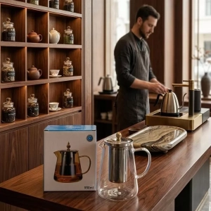 950ml Round Shape Tea Jar