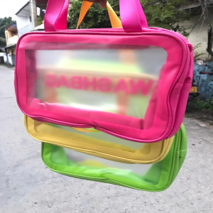 Multi Color clear Cosmetic Bag