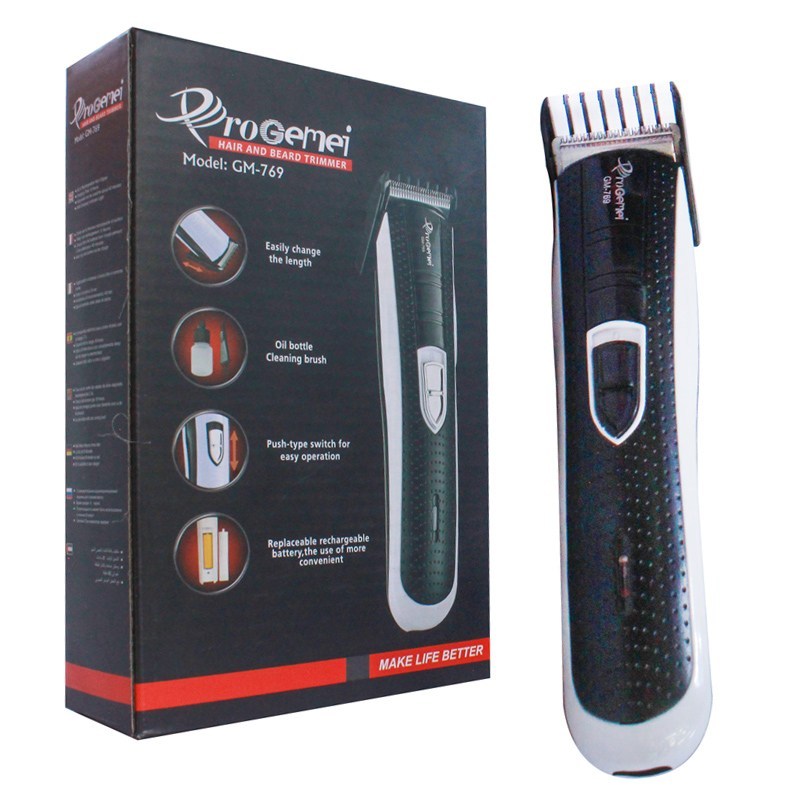 Rechargeable Hair Beard Trimmer Gemei Gm 769 – AYP.LK | Online Shopping  Site. Best Deals and Top Discounts in Sri Lanka