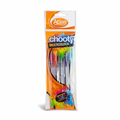 Atlas Pen Chooty Multicolor – Pack of 5